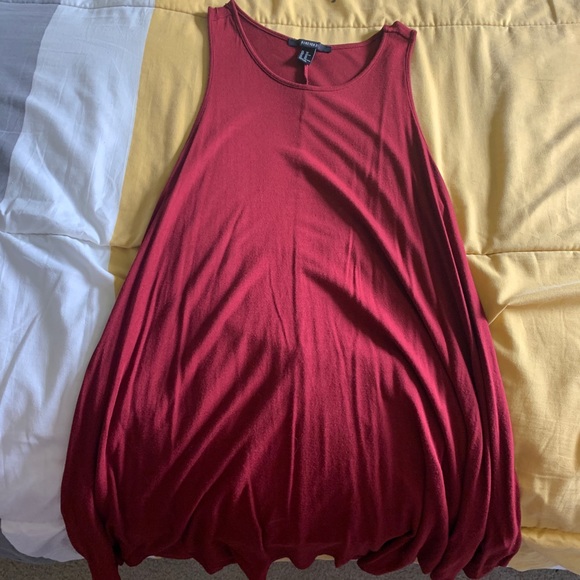 Maroon Swing Dress - Picture 1 of 2